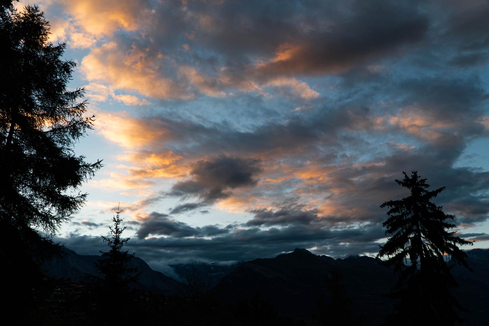 Zomers berglandschap