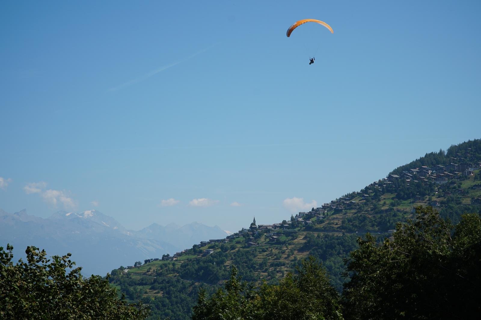Uitzicht bij Haute Nendaz
