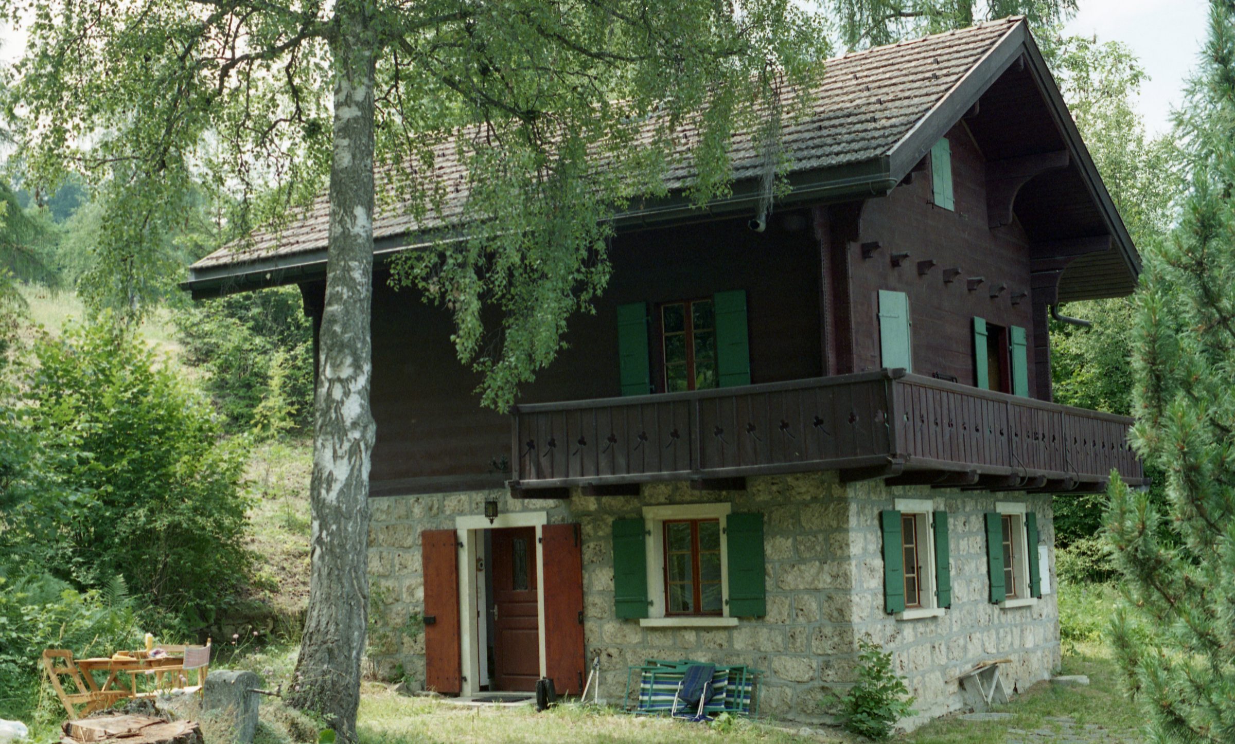 Chalet Les Bouillets in de zomer