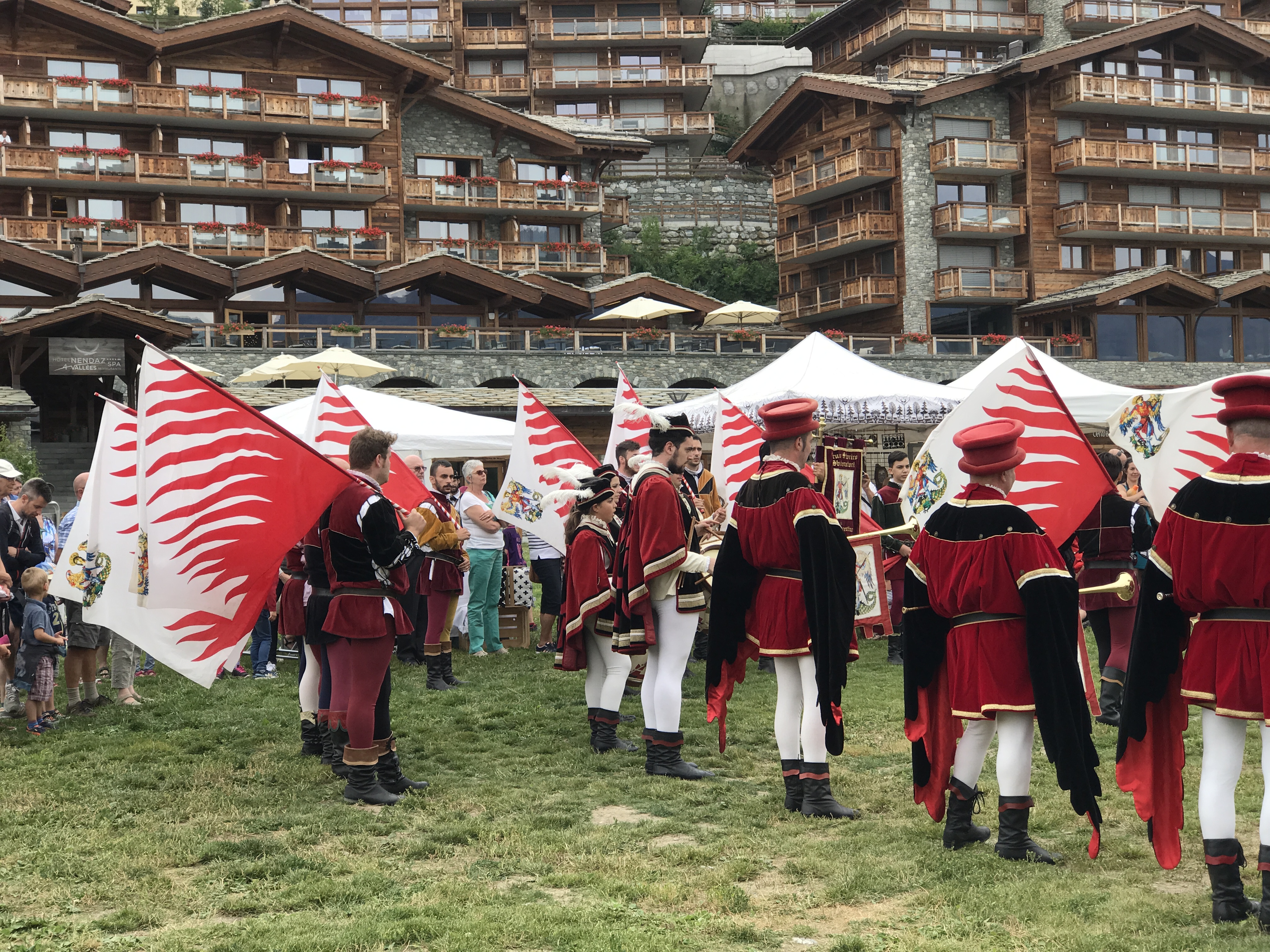 Dorpsgezicht nabij Haute Nendaz